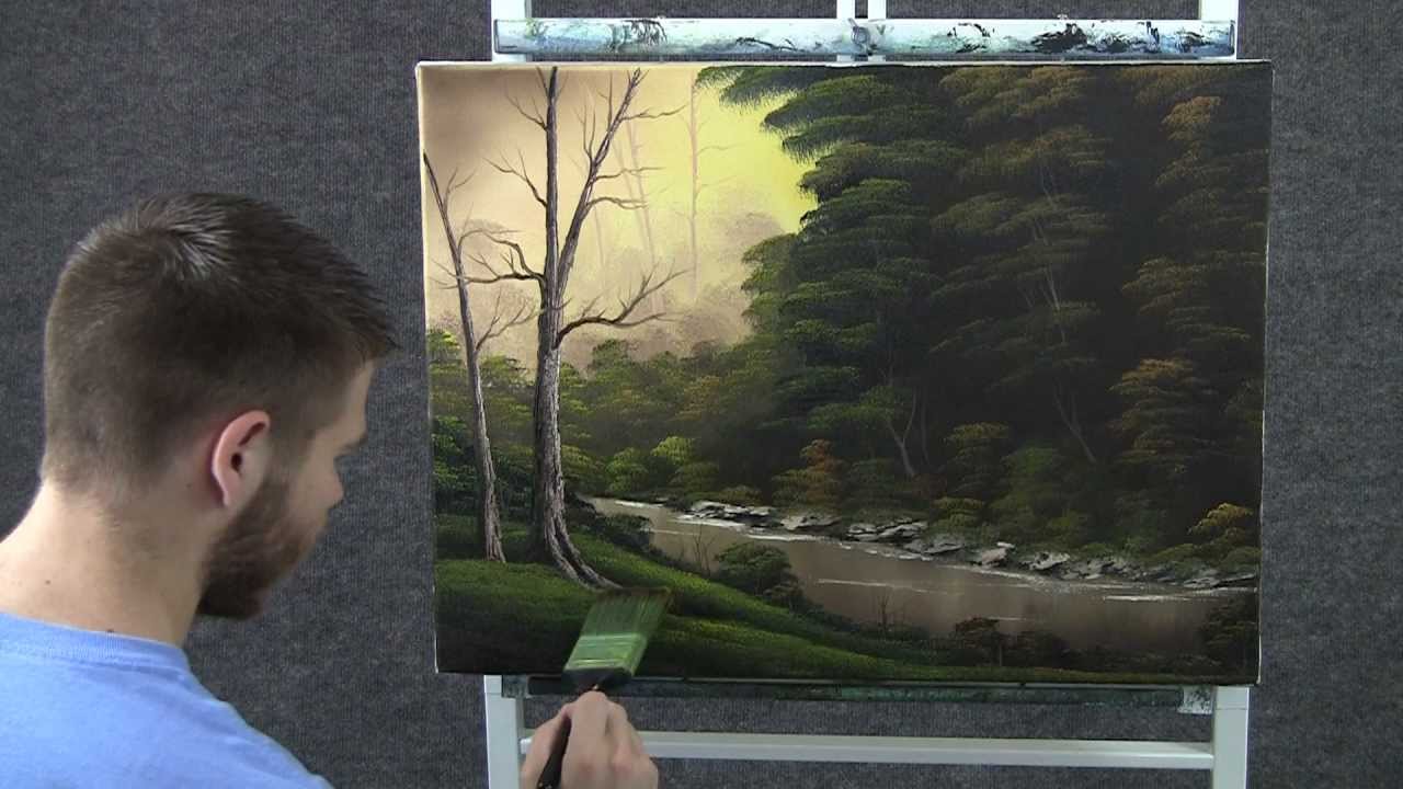 Paint with Kevin Hill - Slow River wet on wet HD
