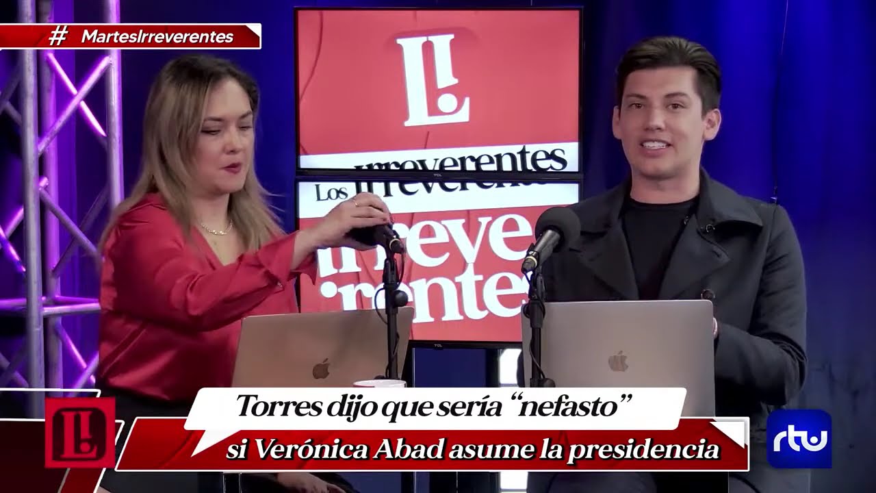 Los Irreverentes con Fabricio Vela, María Sol Borja y José Luis Cañizáres