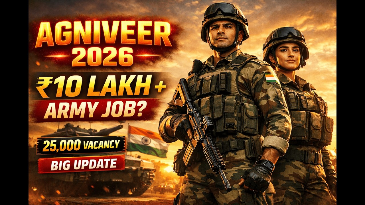 Indian Army Agniveer 2026 BIG Update | 25,000+ Vacancy | Full Details, Salary & Eligibility