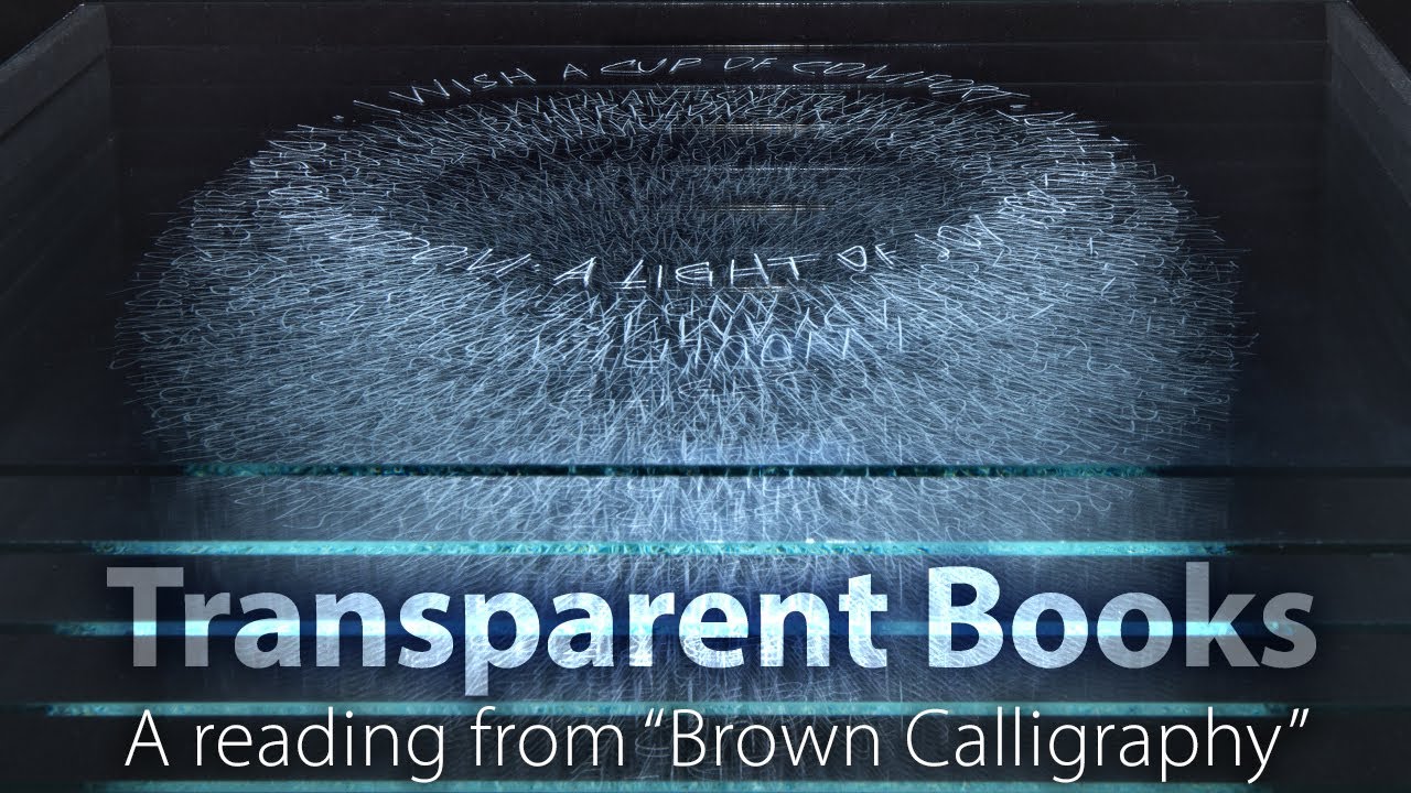 Transparent Glass Books