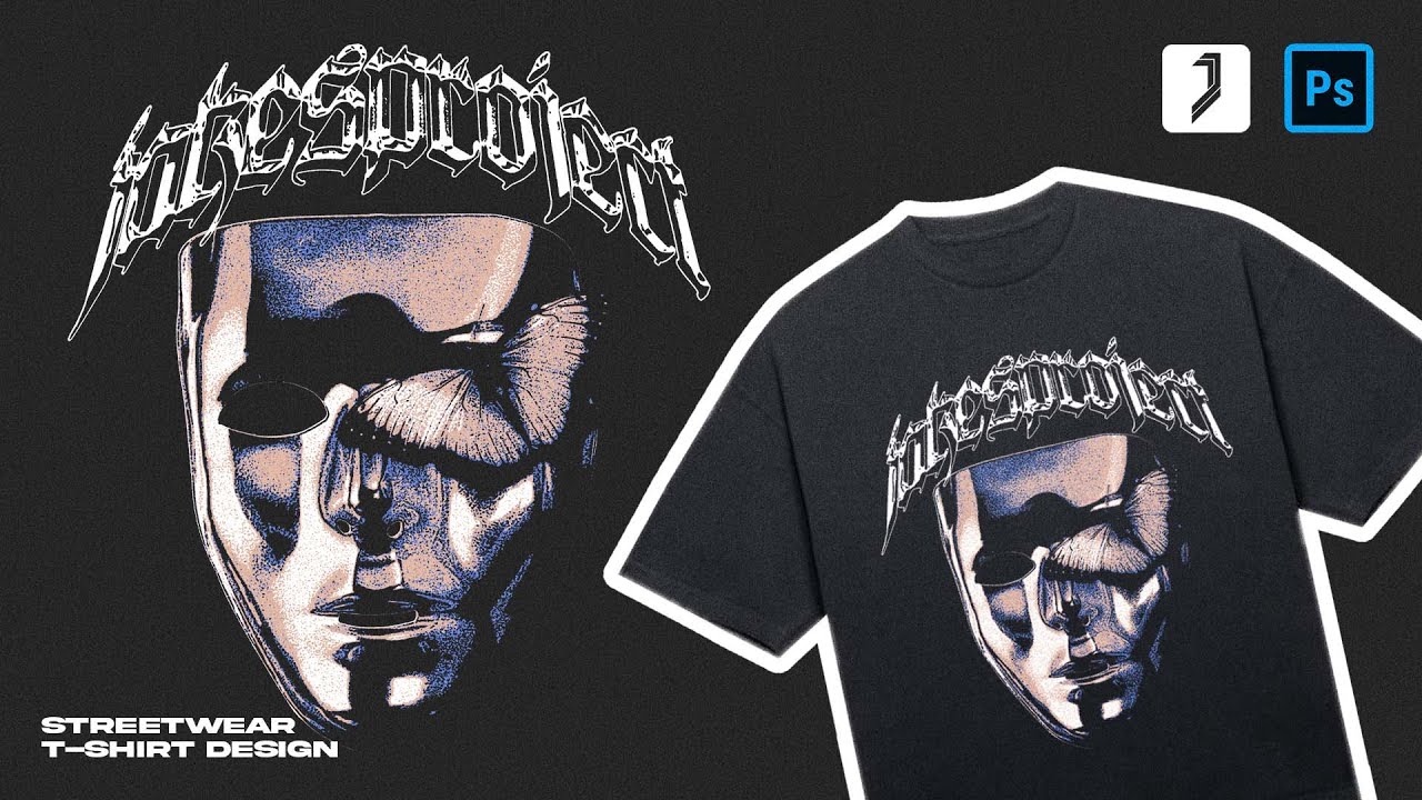Streetwear T-shirt Design PHOTOSHOP