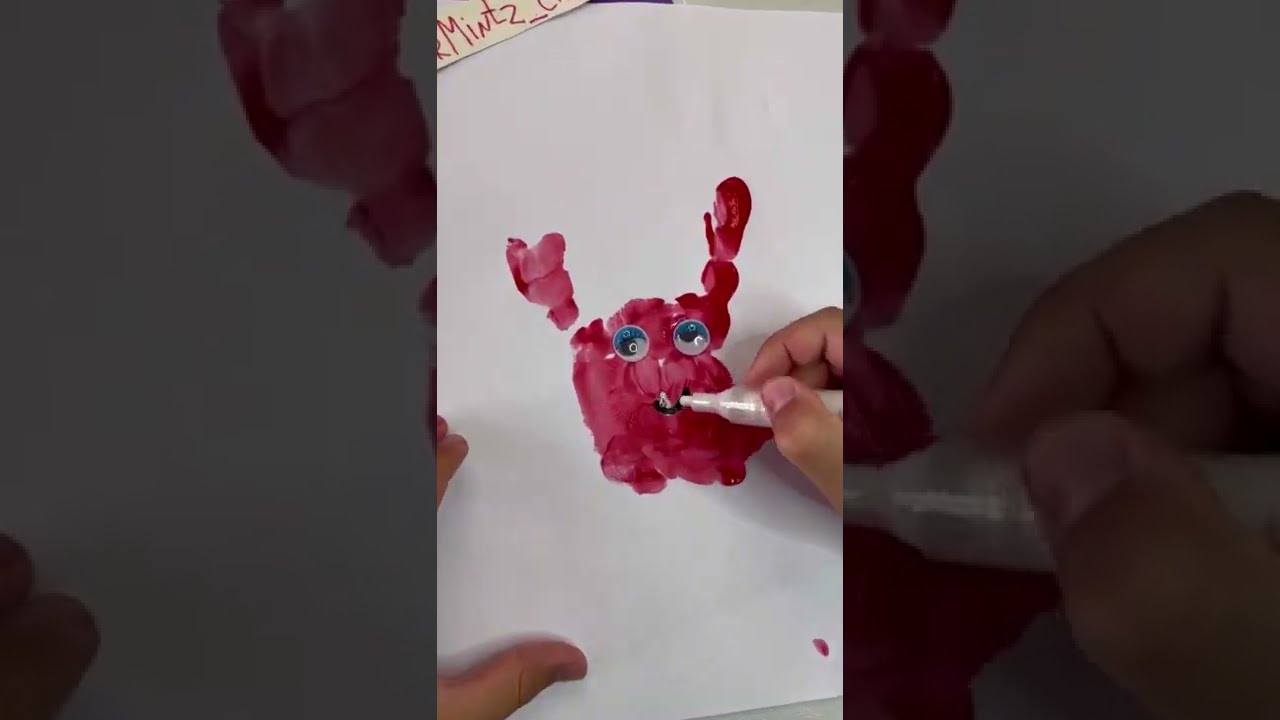 Handprint Art Crafts | Easy Handprint Ideas | Summer Fun Activities for kids 