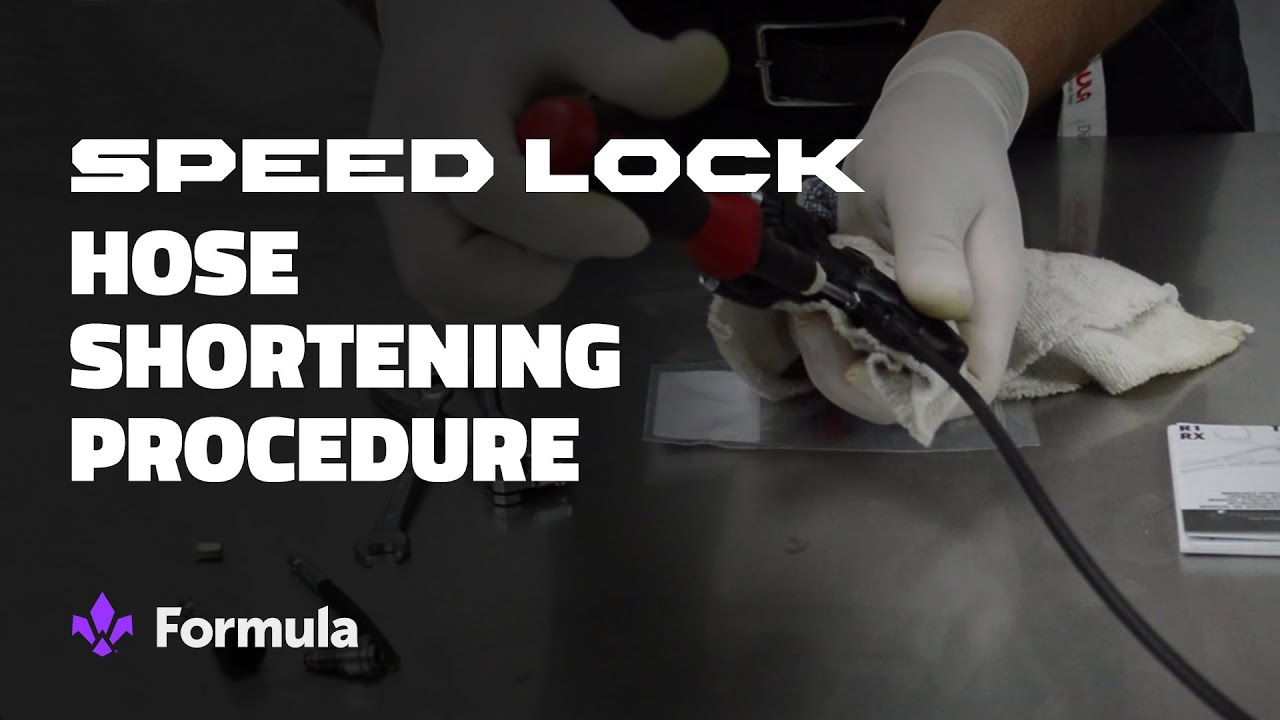 SpeedLock hose shortening procedure