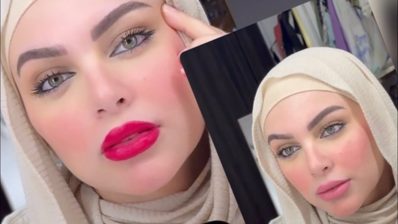 طريقة مكياج بحال ديال المشاهير وخ تكوني مكتعرفيش غديره نهيلة باربي😍