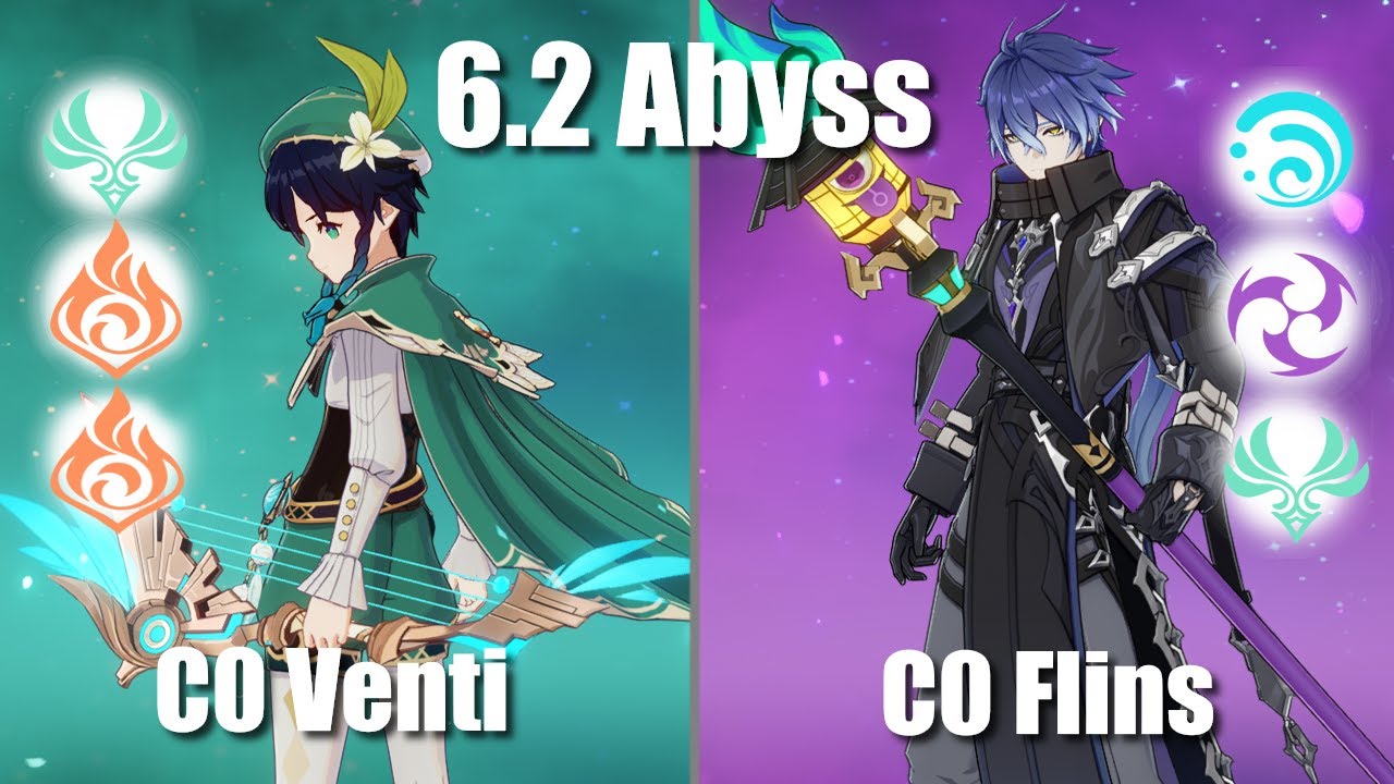 (NEW ABYSS)Venti Hexerei and Flins LC | 6.2 Abyss (Genshin)