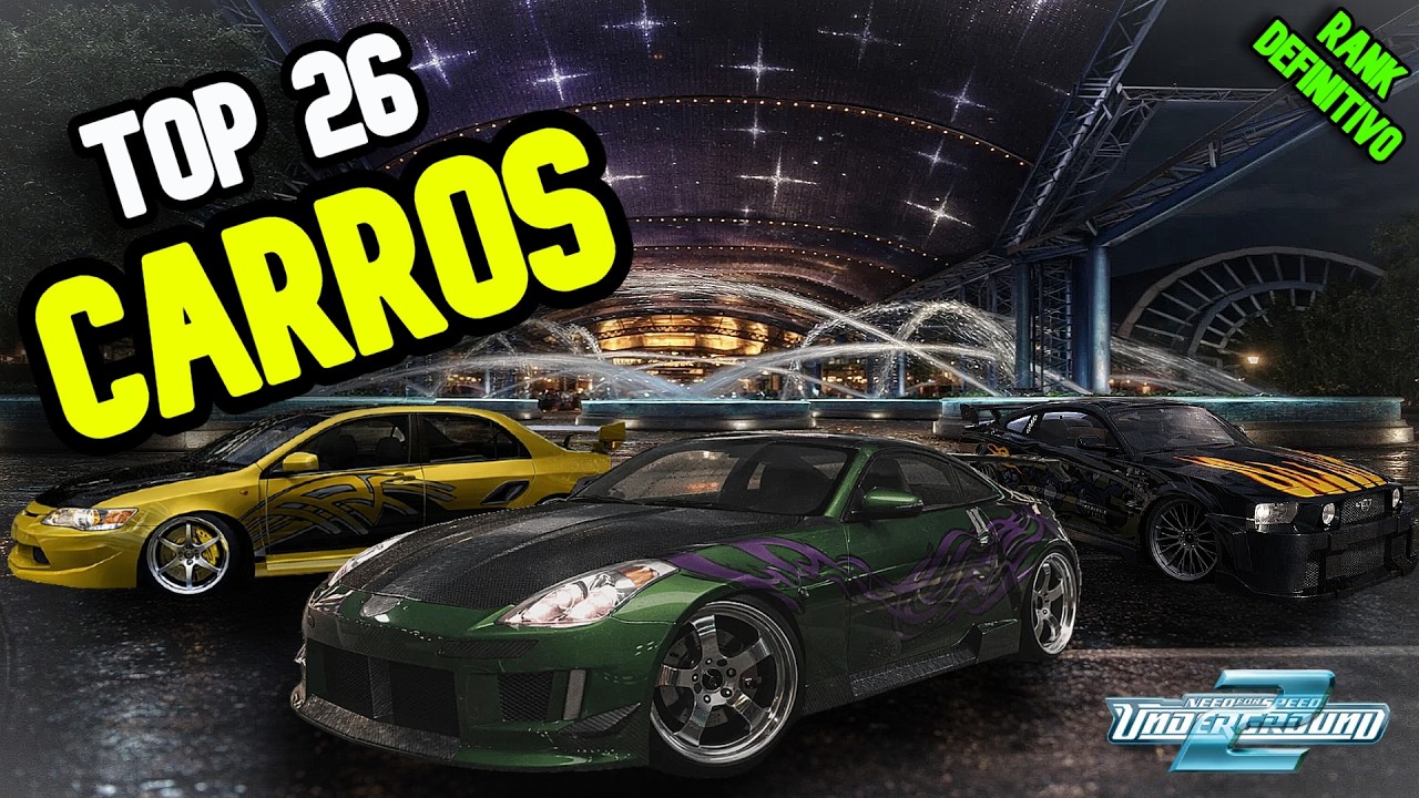 do PIOR ao MELHOR carro de NFS Underground 2 🔥(circuito e URL)