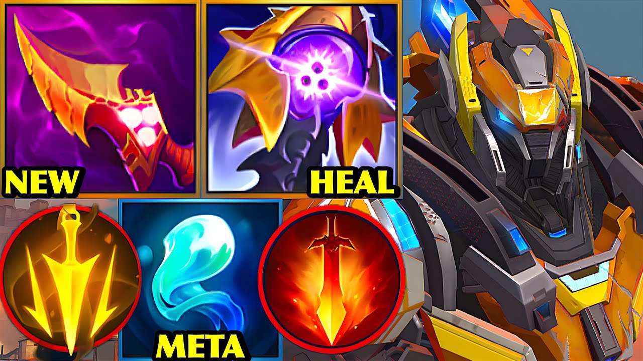 Wild Rift China Volibear Top - 17KILL Nashor's Tooth AP VOLIBEAR Build Runes - Mecha Volibear Skin