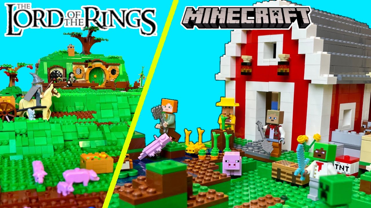 I Built A Minecraft World, Expanded The Shire, and UP House! | HUGE LEGO CITY UPDATE!
