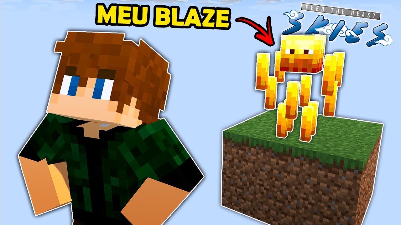 Sou o NOVO DONO do BLAZE!! - FTB Skies E08 [Minecraft 1.19 Mods]