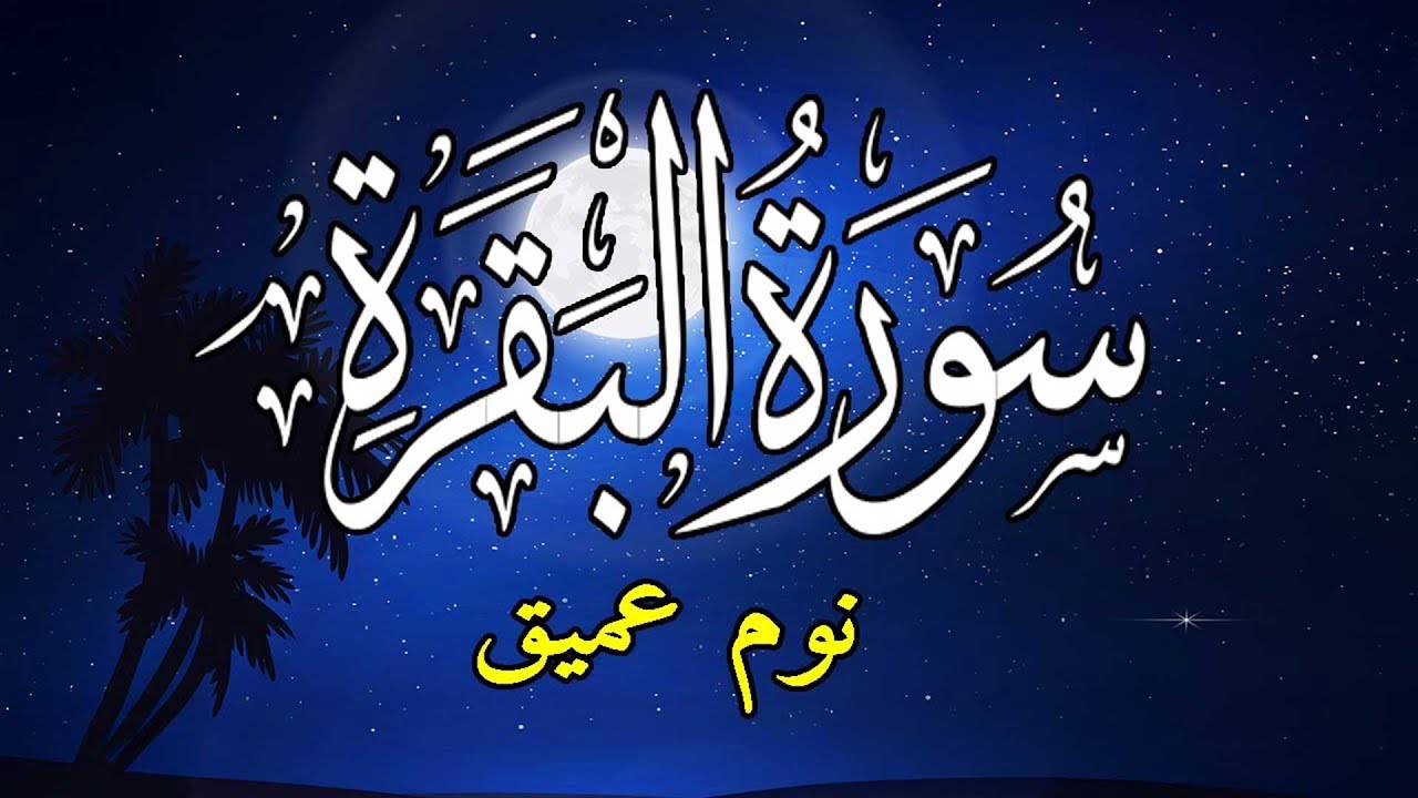 سورة البقرة طاردة الشياطين💚 بصوت هادئ ومريح جدا جدا 💚💤تلاوة هادئة للنوم والراحة النفسية 😴
