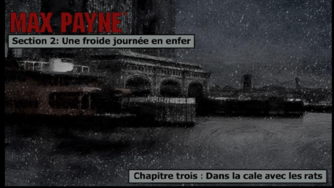MAX PAYNE: section 2: CHAPITRE 3: Dans la cale avec les rats