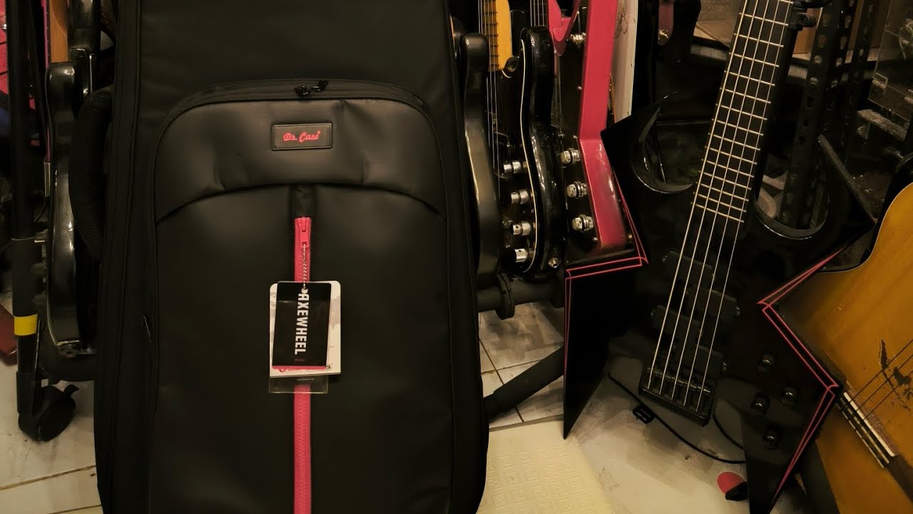 MARKIVIEW! Dr. Case AXEWHEEL bass gigbag dengan roda!