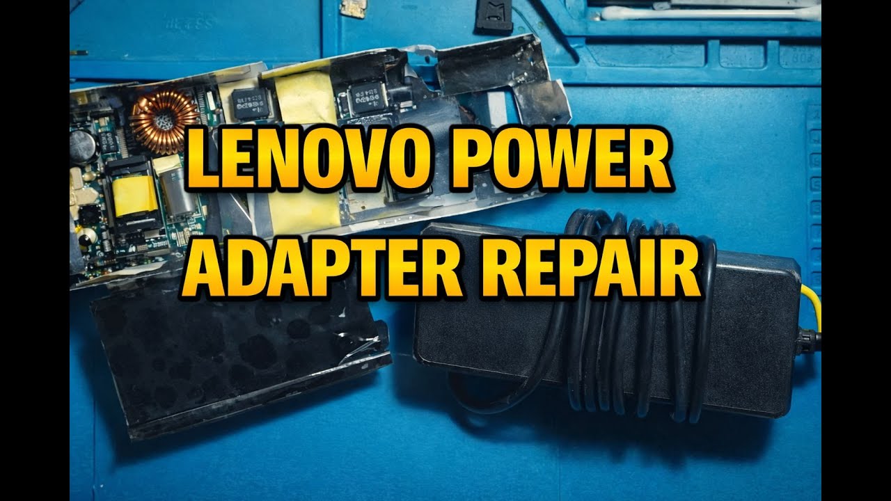 Ремонт адаптера питания Lenovo #ремонт #lenovo #адаптерпитания #исправление