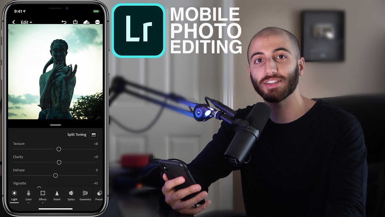 How to Edit Photos on mobile using Free Lightroom App! (iPhone & Android)