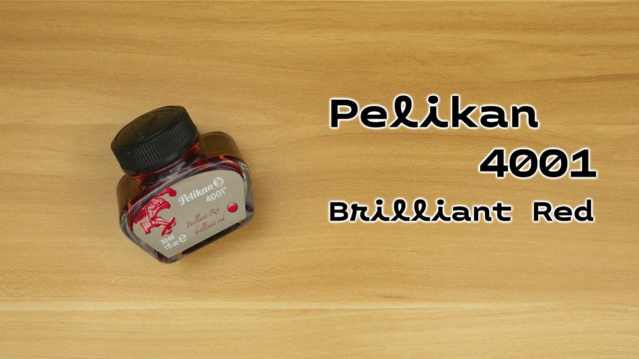 Pelikan 4001 Brilliant Red | Probably not the Best Color for an Away Team.