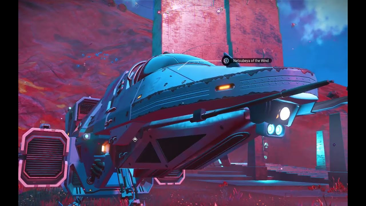 No Man's Sky Reaching the coast of Shrkyshire Mainland.