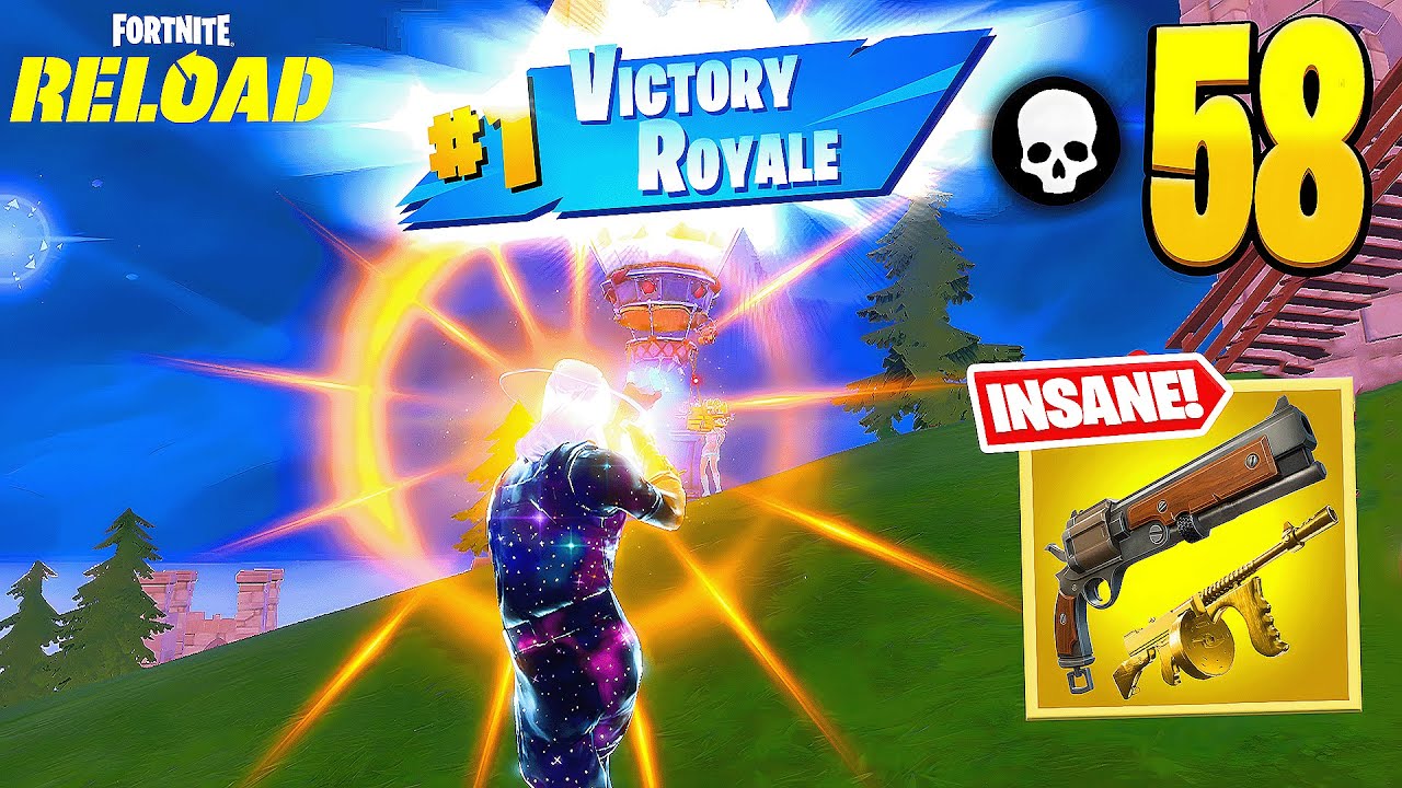 Fortnite Reload | 58 Kill Solo Squad Wins Full Gameplay (Fortnite Controller)