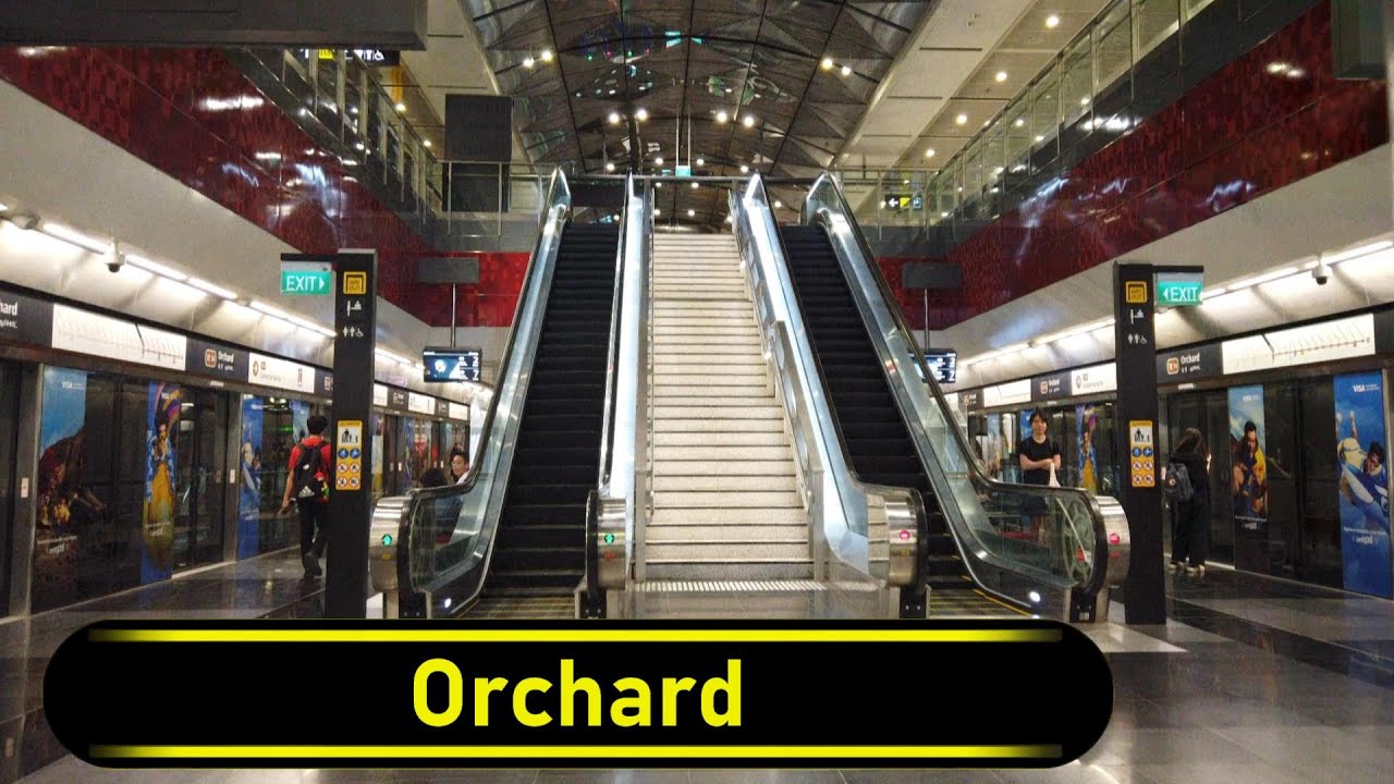 MRT Station Orchard - Singapore 🇸🇬 - Walkthrough 🚶