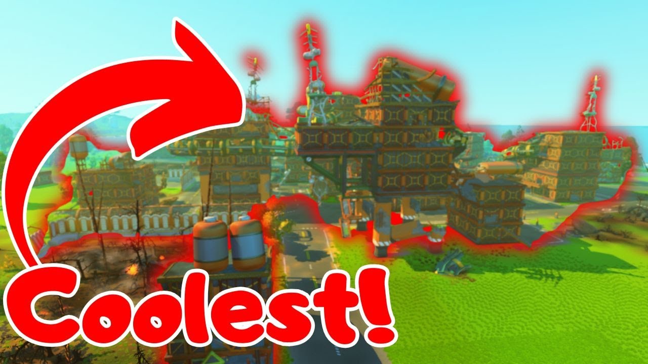 Most INSANE Structures in Scrap Mechanic Survival!