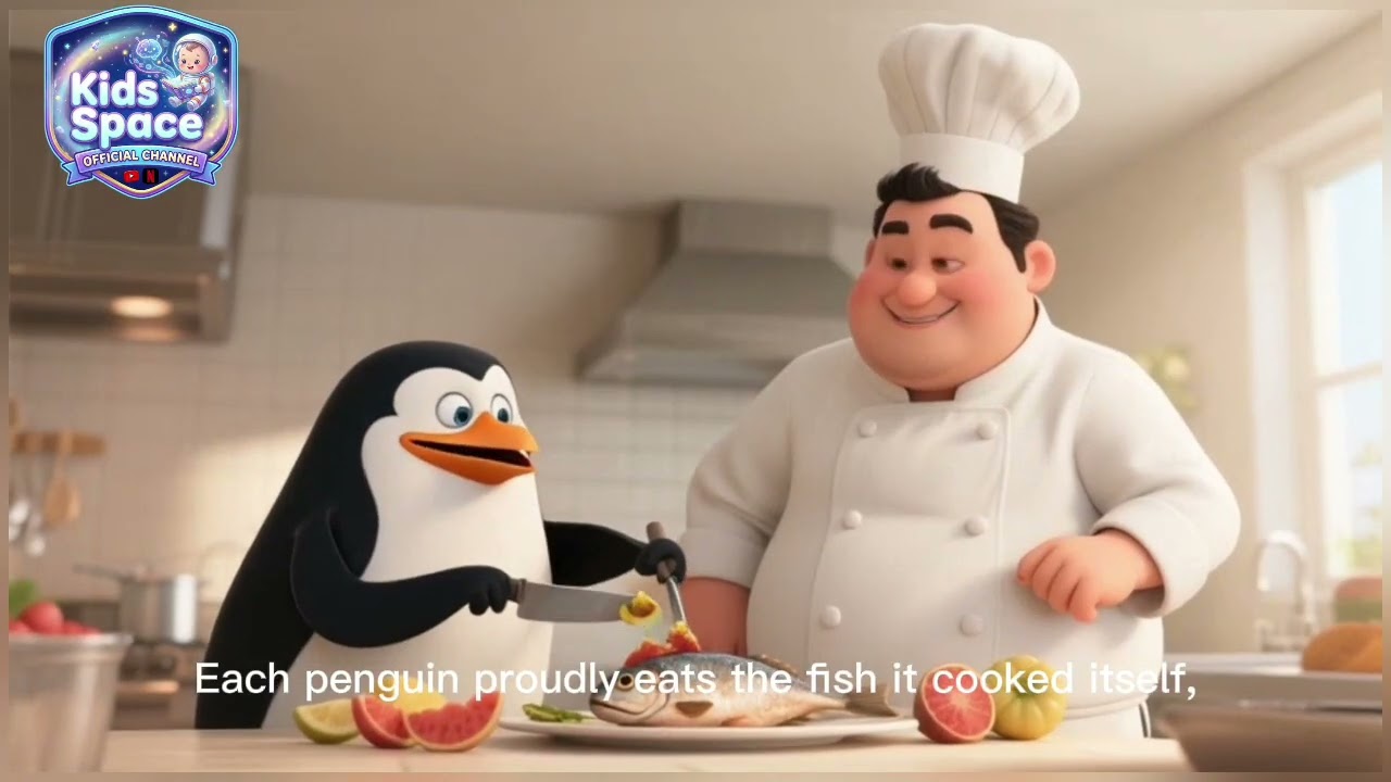 Volcano Chef’s Epic Cooking Adventure 🌋🍕🐧 | Giant Egg, Lava Pizza & Penguin Cooking Contest!