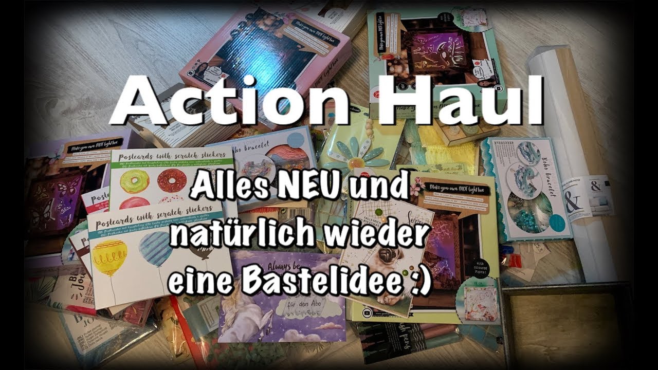 Action Haul (deutsch) mit Inspiration, Bastelidee, Scrapbook basteln mit Papier, DIY