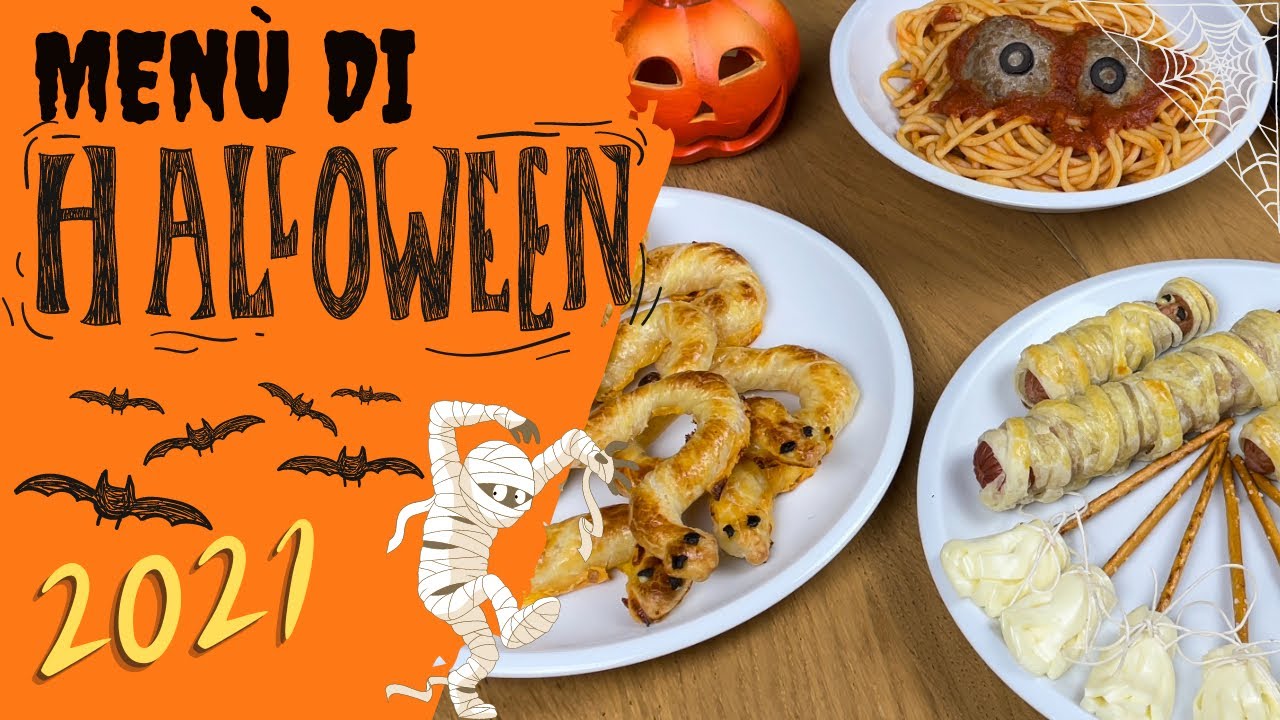 MENU' DI HALLOWEEN - RICETTE 😱
