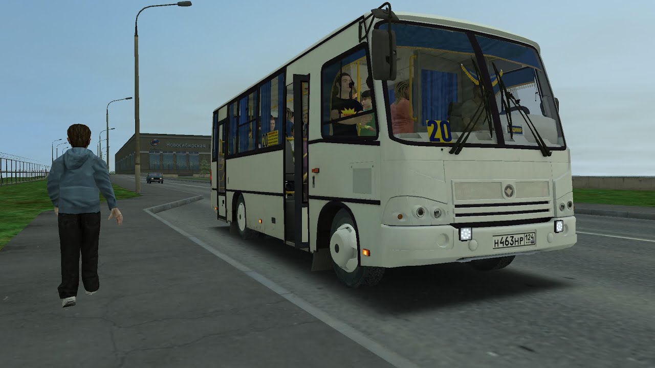OMSI 2 ПАЗ 3203(3204) Новосибирск Маршрут 20