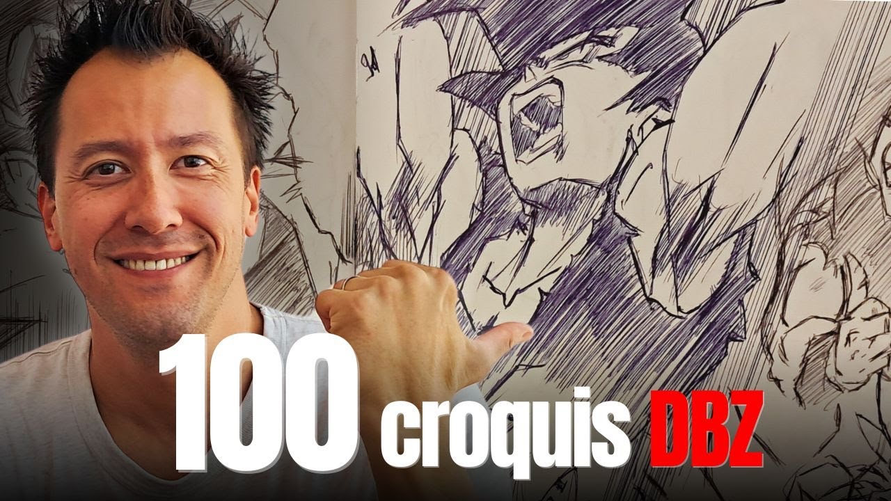 100 croquis DBZ plus tard…toujours pas Toriyama !
