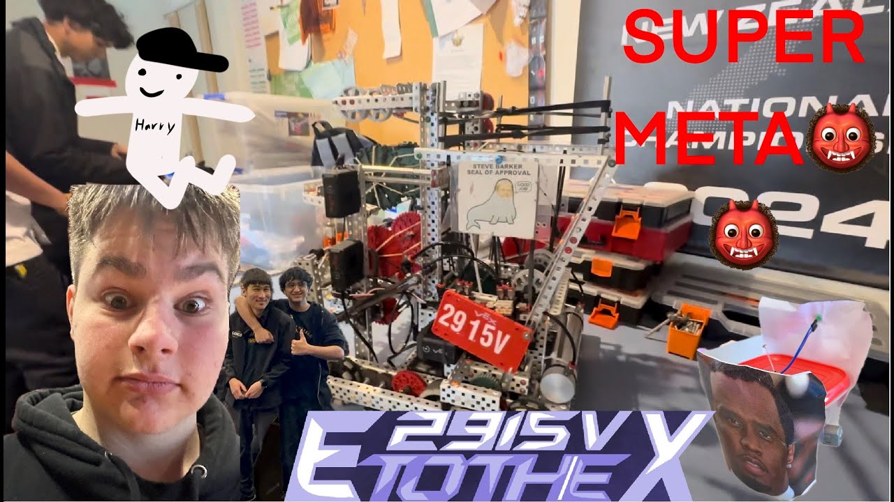 2915V (E to the X) Early Season Push Back Robot Explained