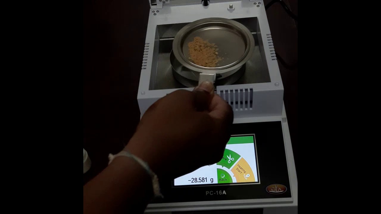 MOISTURE ANALYZER OPERATION & CALIBRATION