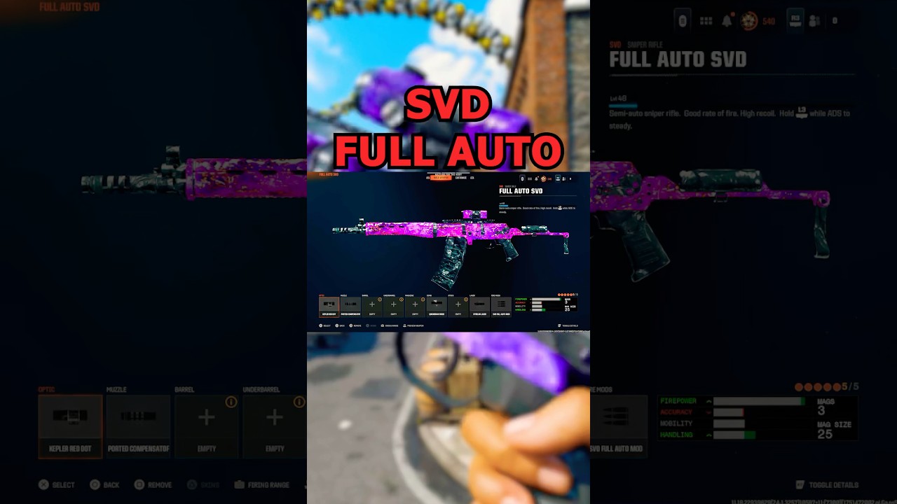 *НОВЫЙ* АВТОМАТИЧЕСКИЙ МОД СВД СЛОМАН в BLACK OPS 6! (Лучшая настройка класса СВД)