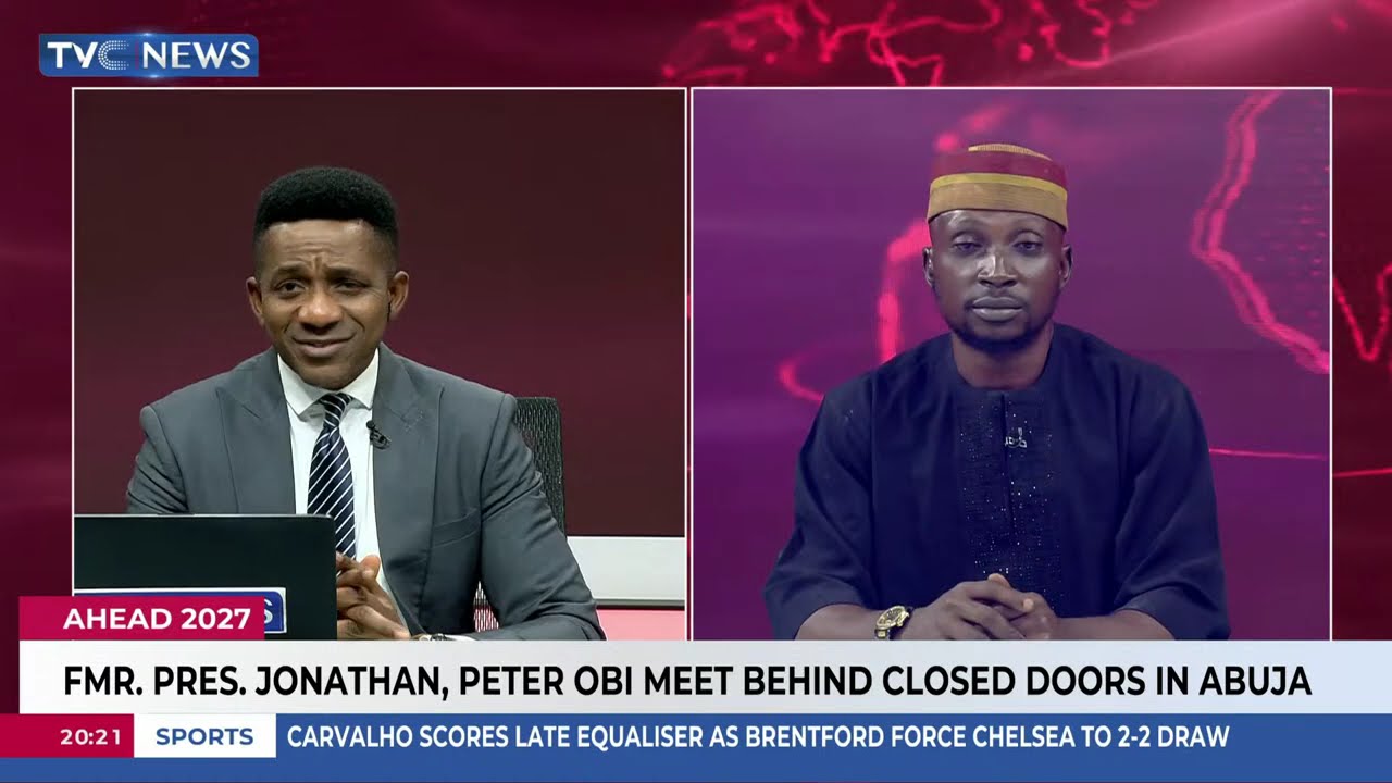 Ahead 2027: Jonathan, Peter Obi Hold Closed-Door Meeting In Abuja