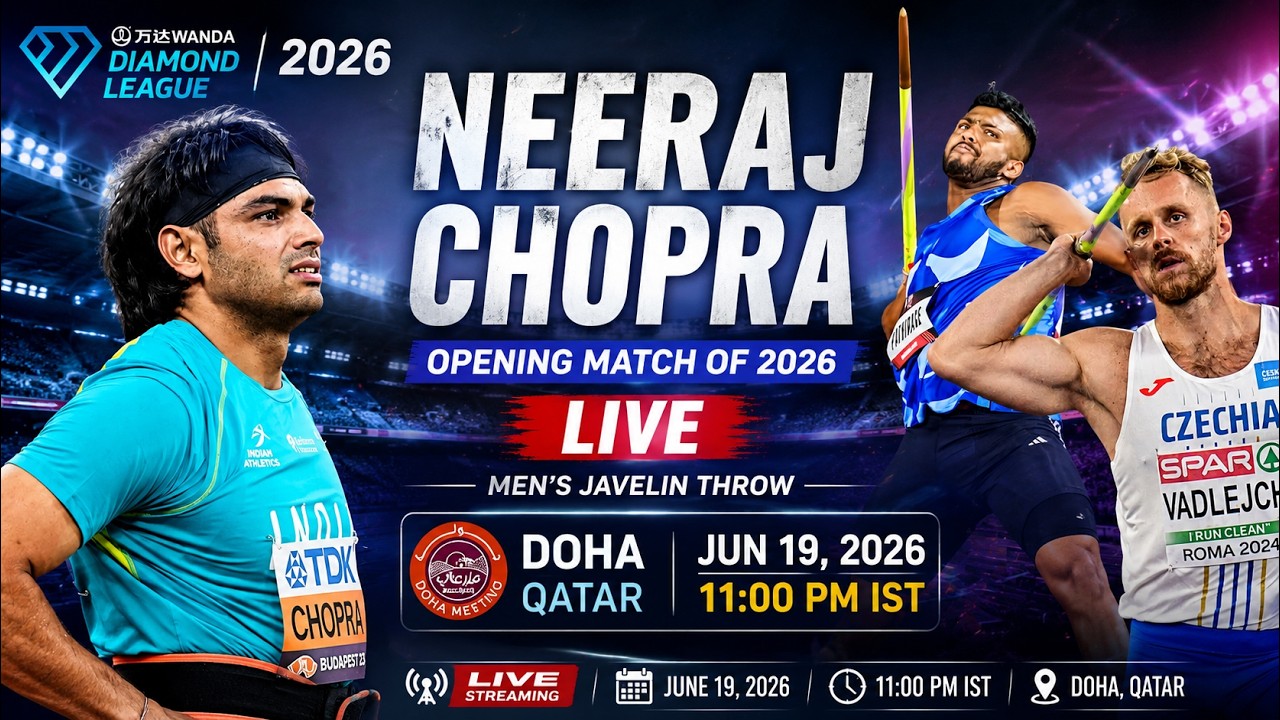 🔴LIVE : Doha Diamond League 2026 | Neeraj Chopra Opening Match 2026 | Diamond League Watch Along