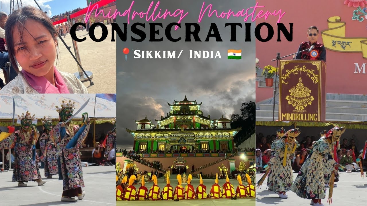 Glimpse of sacred inauguration of World's largest Zang- Dok- Palri Temple ( Mindrolling Monastery)