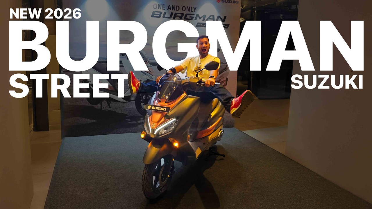 New Facelift 2026 Suzuki Burgman Street Walkaround | More Features, Bigger Boot & Price| First Look