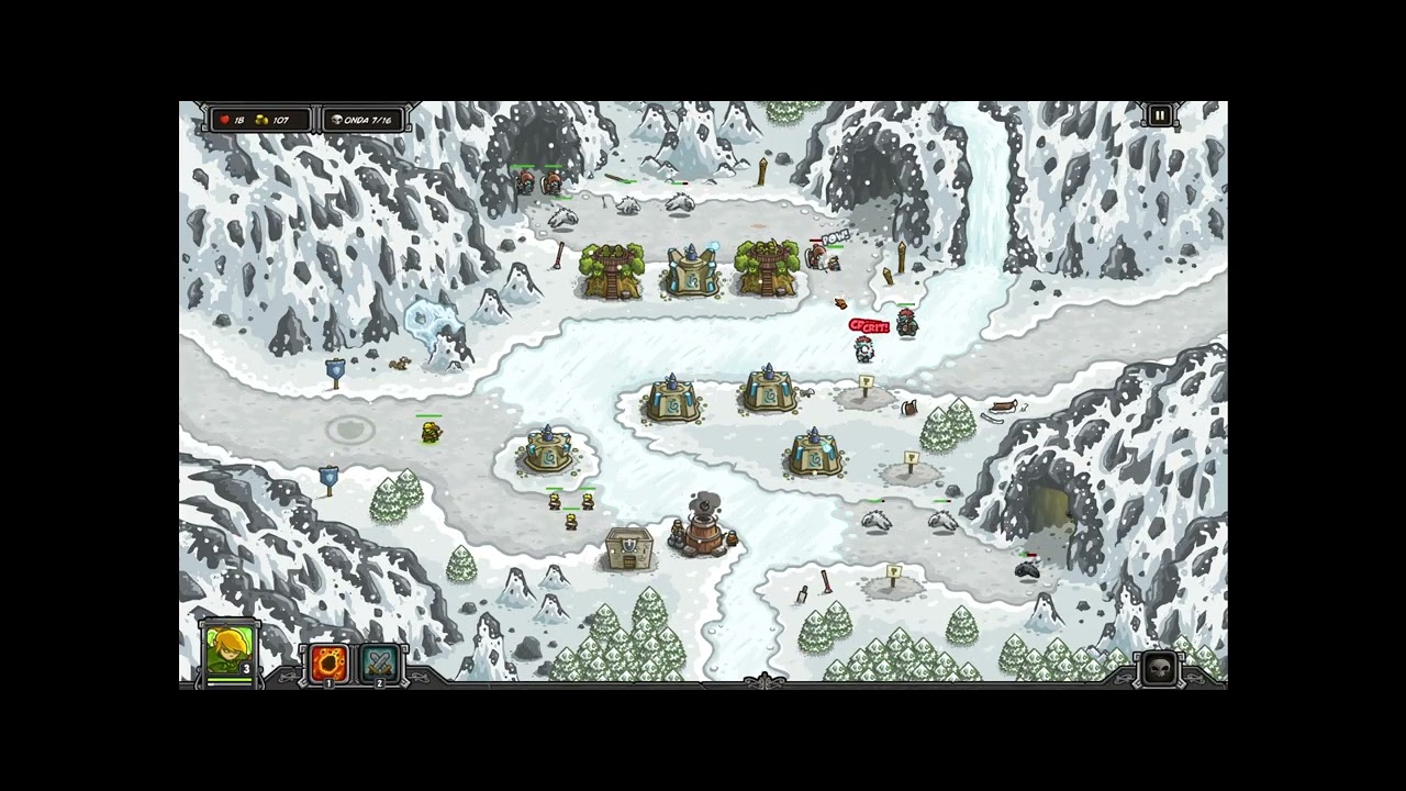 kingdom rush   022   montes glaciais