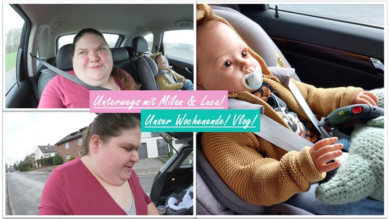 Unterwegs mit Milan & Luca! || Unser Wochenende! || Reborn Baby Deutsch || Little Reborn Nursery