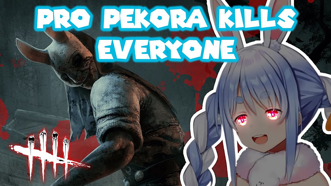 Pekora kills all Survivors with Pro Axe Throws in Dead by Daylight【Hololive / English Sub】
