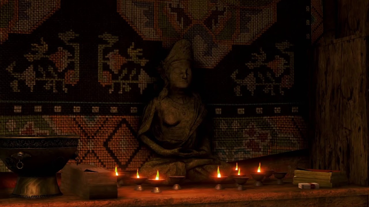 Kyrat Far Cry 4 Shrine Meditation Candes ASMR Ambience