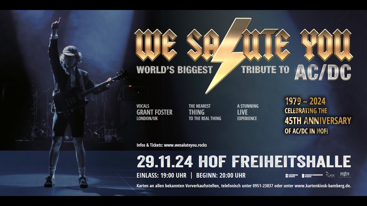WE SALUTE YOU - WORLD´S BIGGEST TRIBUTE TO AC/DC