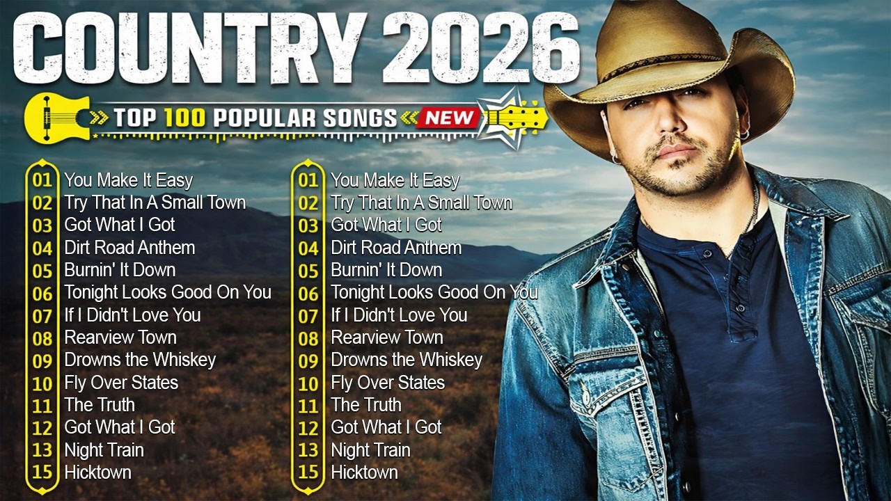 Country Music 2026 - Top Country Songs Playlist 🎧 Morgan Wallen, Luke Combs,  Brett Young ...