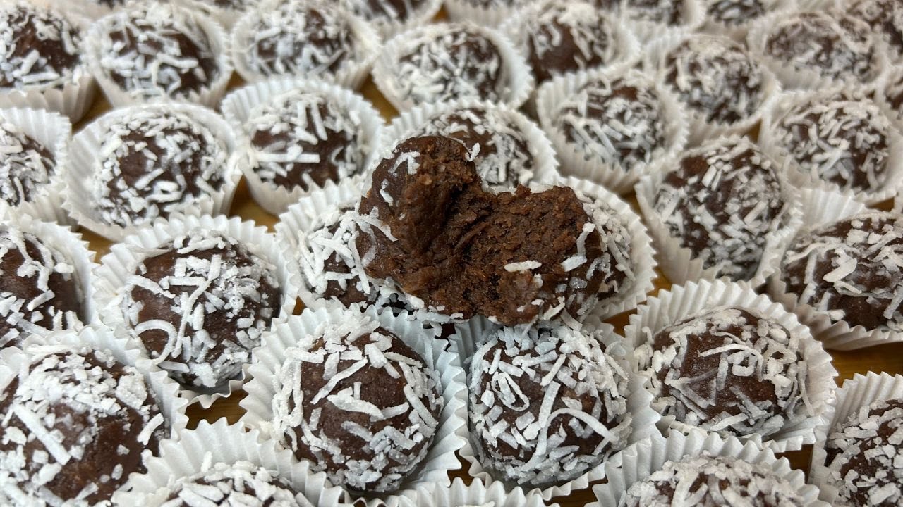 Bolas Africanas -Chocolate Coconut Balls