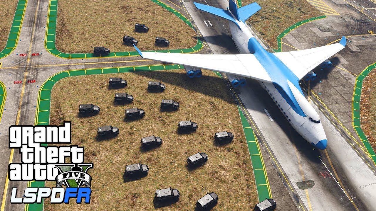 GTA 5 - SWAT Team AIRPORT RAID! LSPDFR Let's Be Cops Mod SWAT Patrol Cops Episode #212