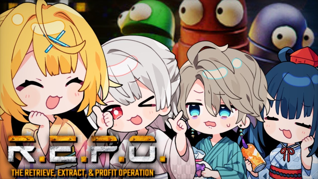 【R.E.P.O.】４人で話題のホラゲいくぞおおおおおおお！👻w/甲斐田,山神,弦月【星川サラ/にじさんじ】