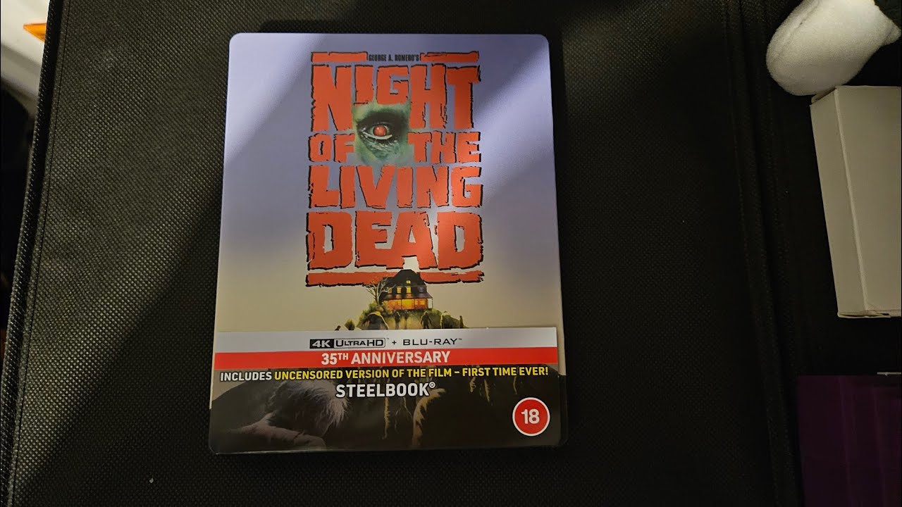 Night of the Living Dead (1990) 35th Anniversary 4K Steelbook Unboxing