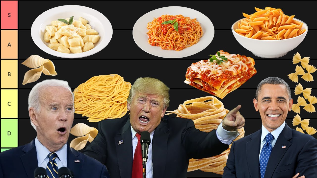 PRESIDENTS RANK PASTAS