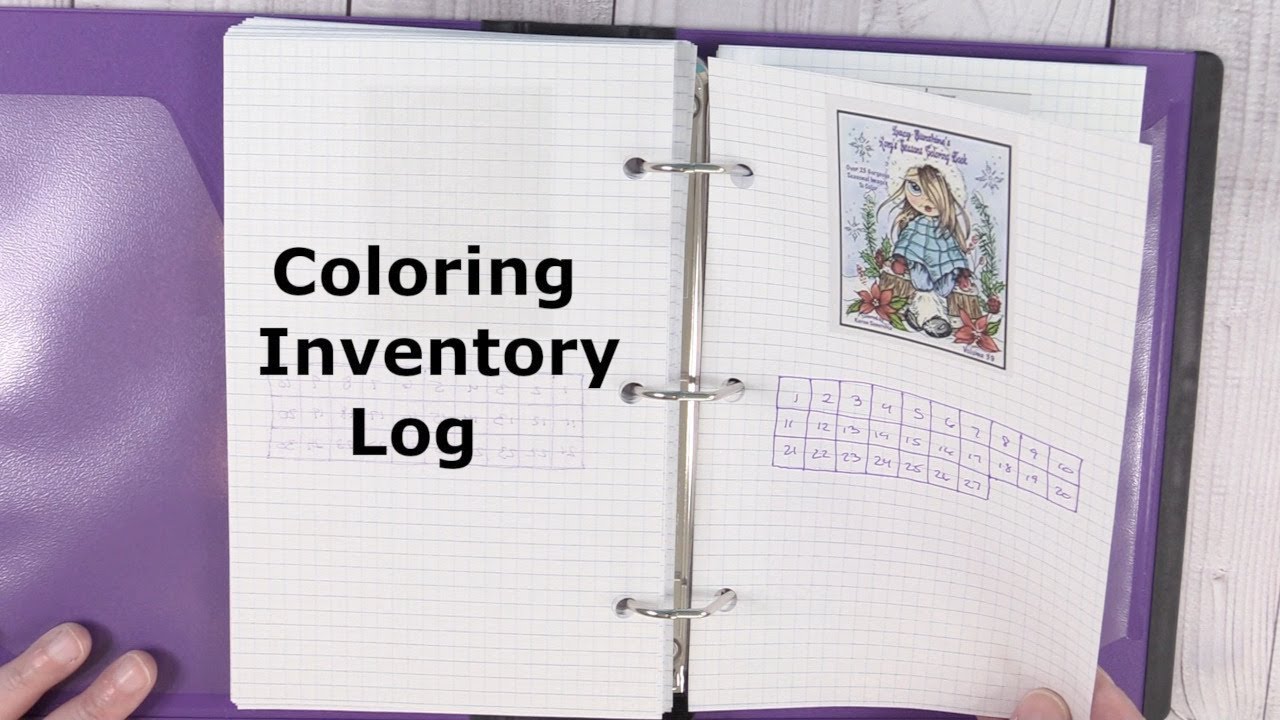 Coloring Book Inventory Tracking System Organization Update | PaulAndShannonsLife
