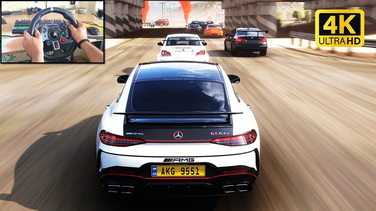 MERCEDES AMG GT-4 vs HYPERCARS! 🏁 Forza Horizon 5 (Logitech G29 Steering Wheel)