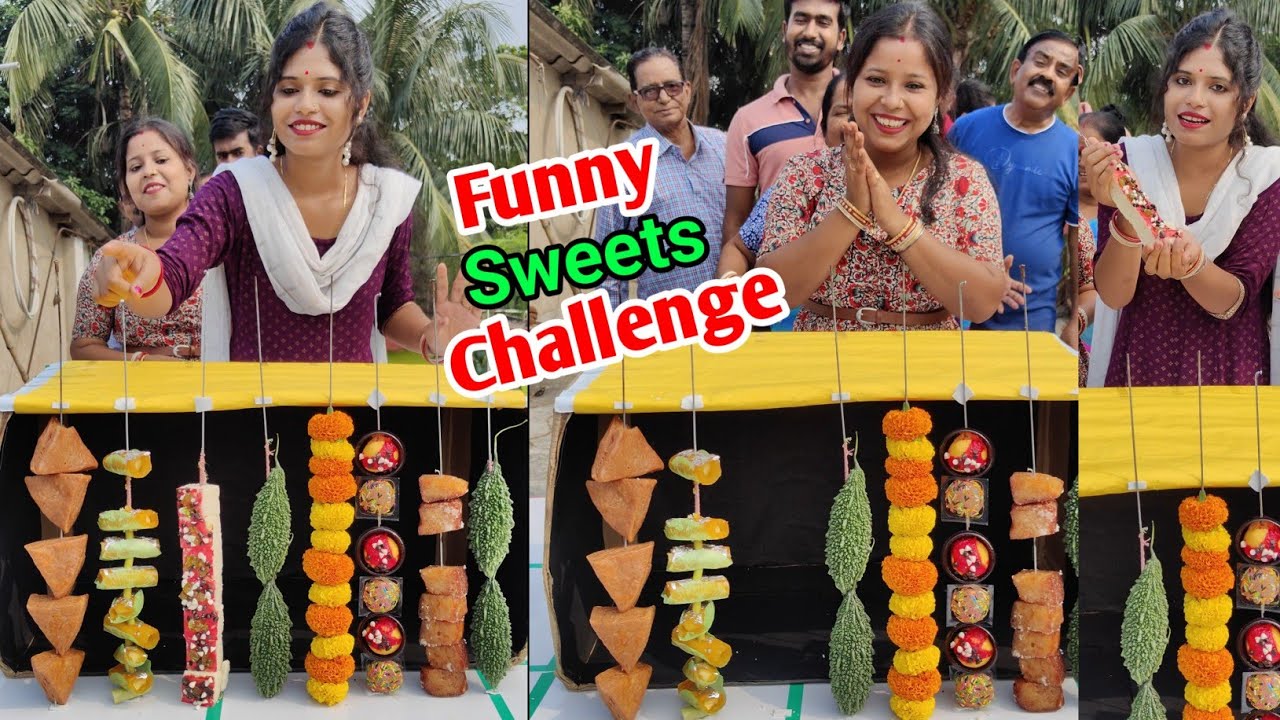 Diwali Special Sweets Stick Funny Challenge 😂 Funny Game Video