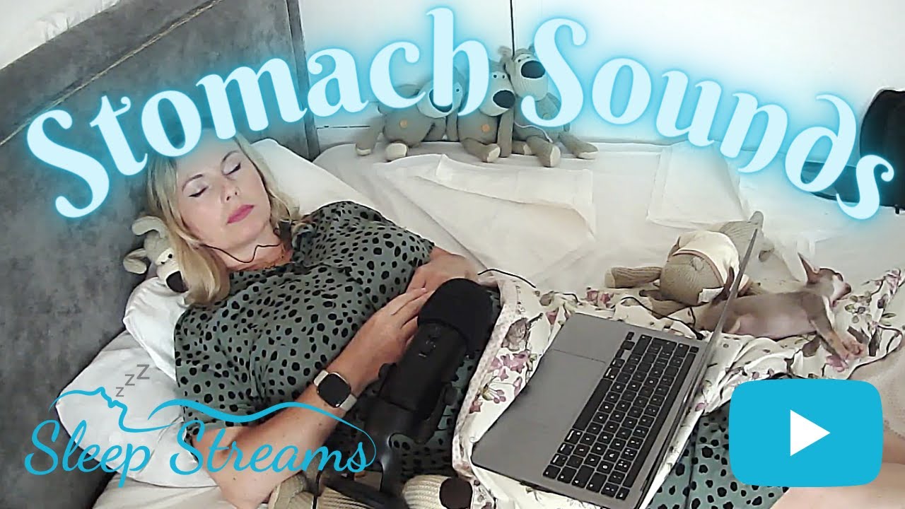 Soothing ASMR Stomach Sounds/Day Nap and Cute Puppy